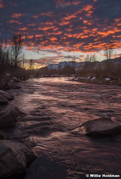Provo River Heber Sunset 010825 3561