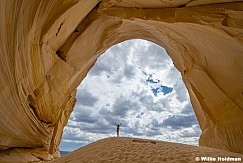 Hiker in cathedral 101424 2878