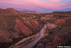 La Verkin Creek Sunset 021516 4411