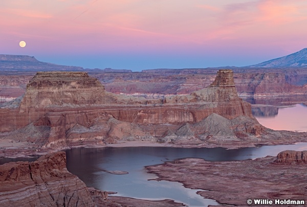 Lake Powell Gunsight Moonrise 7.5x5 112920 4532