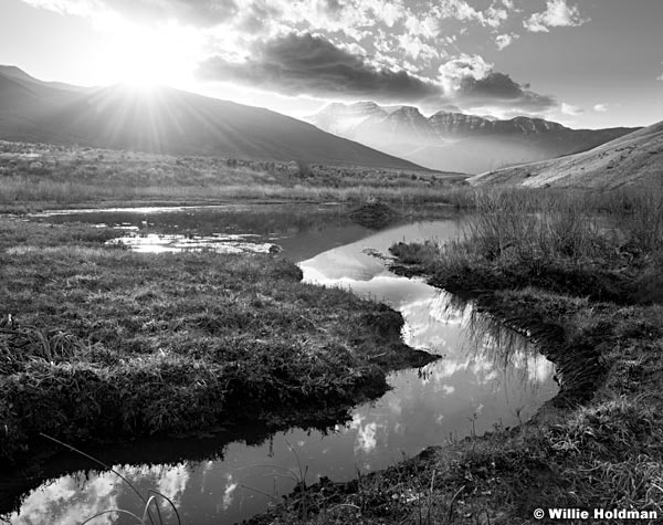 Timpanogos Reflection StreamBW 6.7x5.310518 8221 4