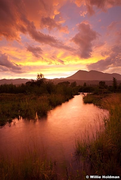 Provo River sunsetF073112 505