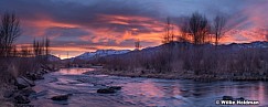 Provo River Sunset 24x60 020818 2006