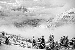 Cascade Clouds BW 021512 50