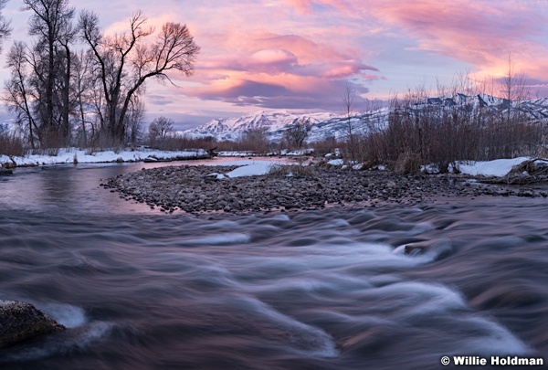 Provo River Purple Sunset 022719 8736