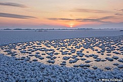 Utah Lake Freeze Sunset 013017 3058