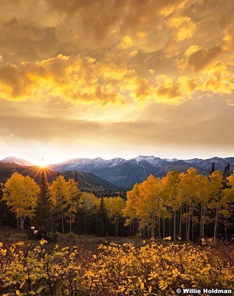 American Fork Canyon Sunset 101716