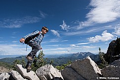 Young Boy Hiking Ridge 070915 6551