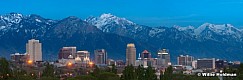 Salt Lake City Dusk 20x60 051113