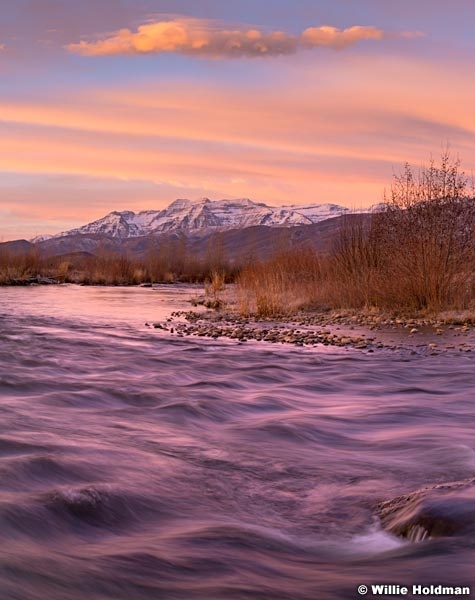 Peach Sunrise Provo River vert121114