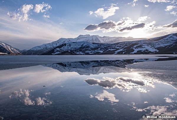 Timpanogos Reflection Deer Creek 032819 1513