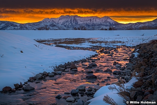 Timpanogos Lake CreekSunset 013020 3226