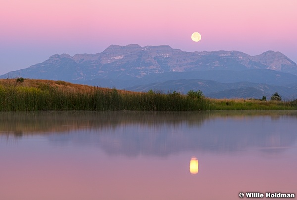 Timpanogs Moon Reflection 071114