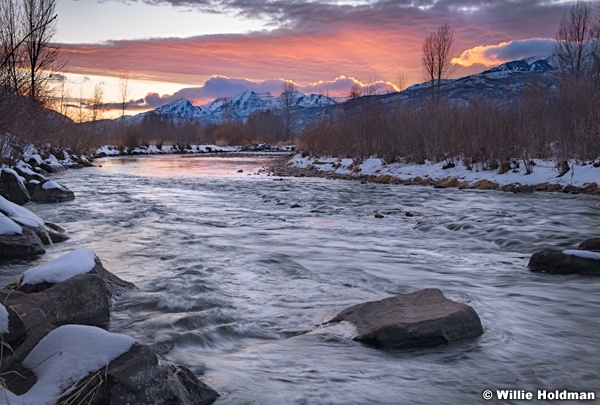 Provo River Sunset Timp 120219 8041 5