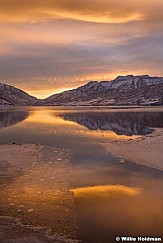 Timpanogos Reflection Sunset 010814 7681 5