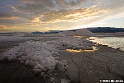 Utah Lake Sunset Ice 021117 4524