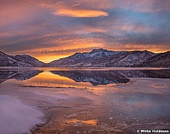 Timpanogos Reflection Sunset 010814 7682