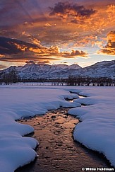 Winter Stream Sunset 010822 1309 2