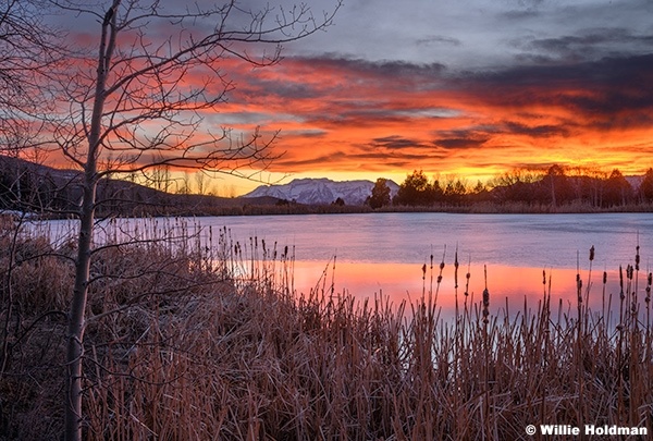 Spring Thaw Lake Creek Sunset 031726 9019