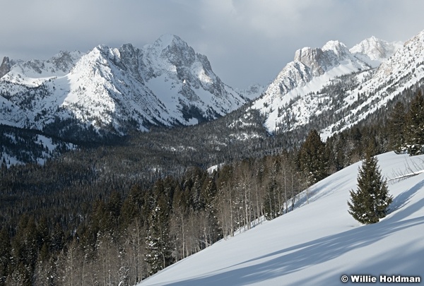 Sawtooth Mountain Range Idaho 012524