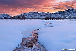 Red Sunset Winter Stream 020117 3265