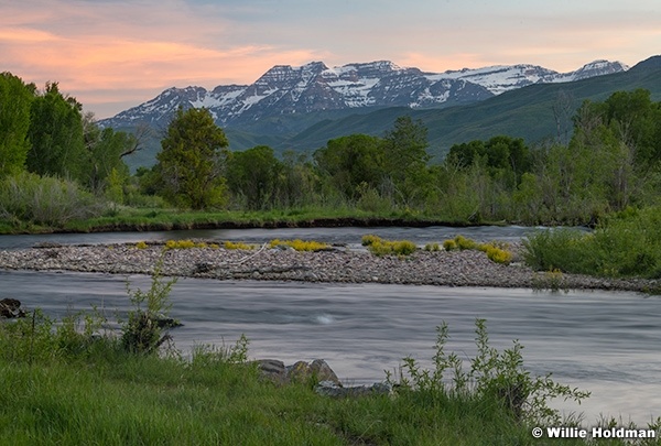 Timpanogos Provo River Sunset Spring 052725 9027