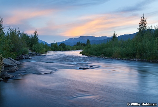 Provo River Sunset082113tif