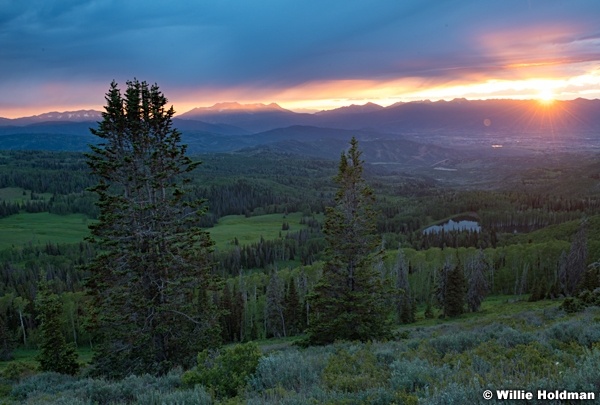 Heber Valley Sunset Bald Mountain 070124 6631