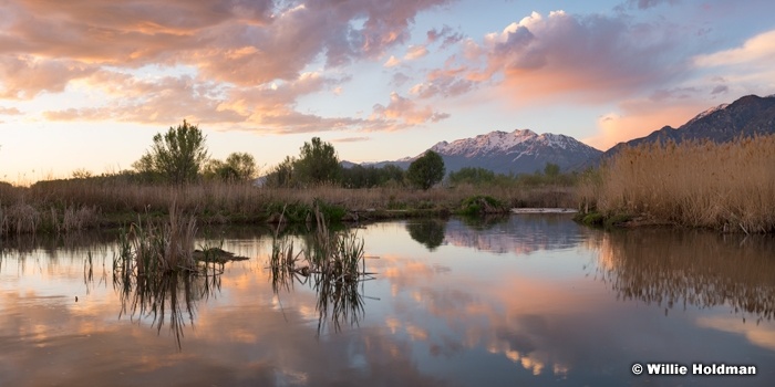 Timpanogos Reflection Clouds 043020