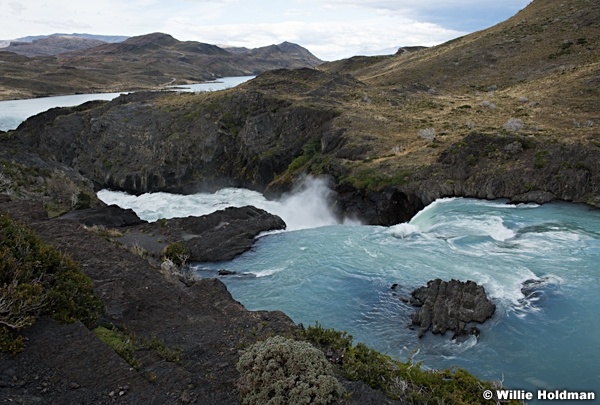 Torres Del Paine Pehoe waterfall 031616 7812