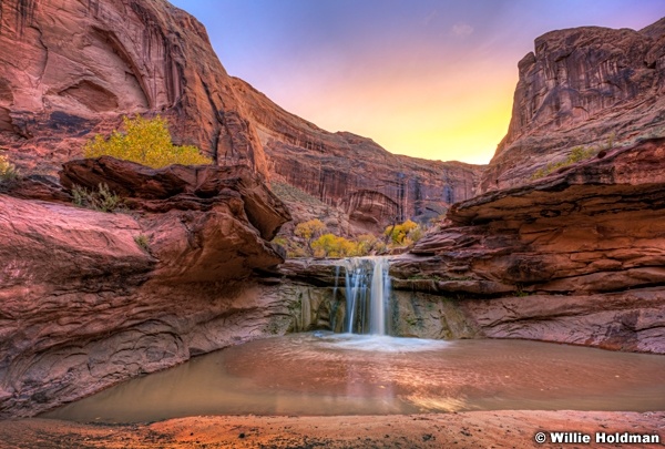 Coyote Gulch Waterfall 110416