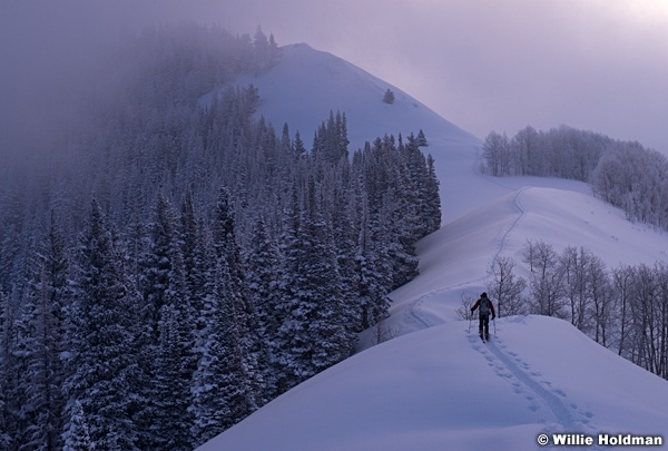 Big Cottonwood Canyon skier 020312 0324
