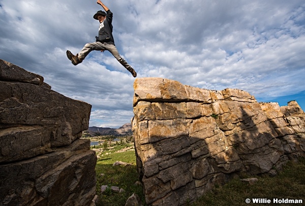 Ridge Jumping the gap