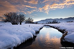 Winter Stream Timpanogos Sunset 012816 1388