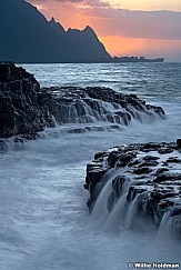 Queens Bath Ocean Waterfalli Kauai F 101021 2553