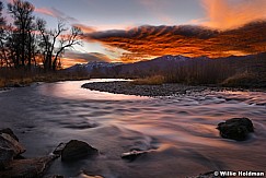 Provo River Orange Sky 111317 8468F
