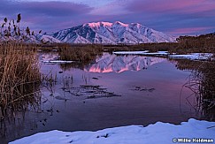 Maple Mountain Winter Reflection 020514 7664