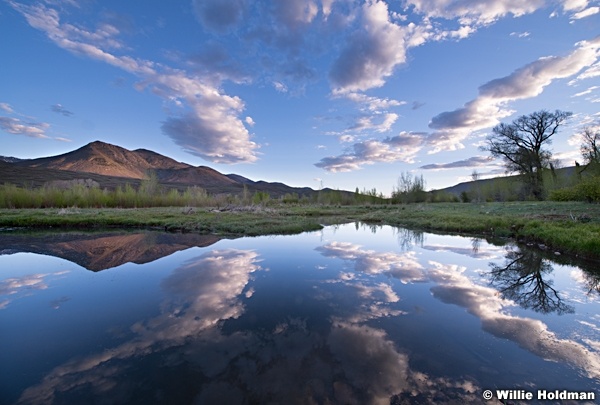 Midway Peak Clouds Reflection 042915 8154