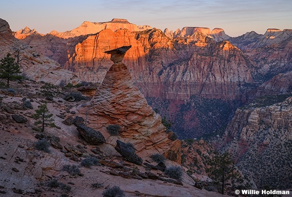 Zion HooDoo Canaan Red Light Sunrise 031126