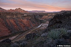 La Verkin Creek Sunset 021516 4386