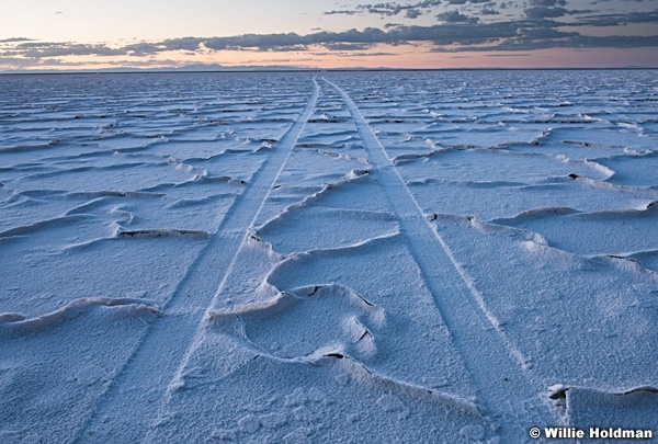 Salt Flats Ridge Lines car tracks 082517 4578