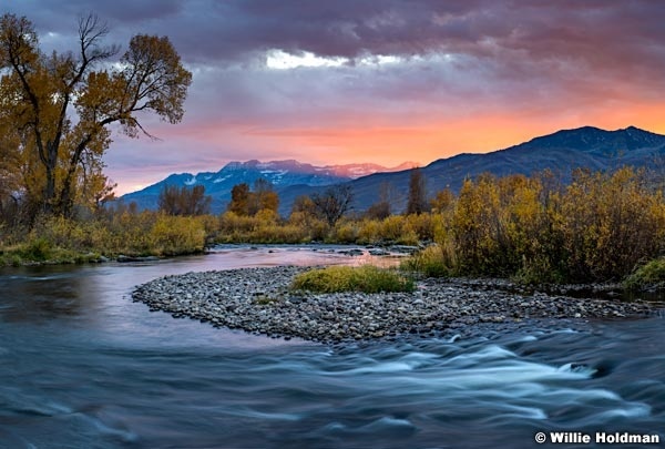 Provo River Sunset 101917 5116F