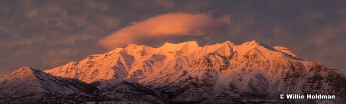 Timpanogos Yellow Sunset 012019