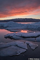 Utah Lake Sunset Ice 021117 4635 1