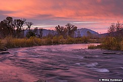 Provo River in Heber Valley at sunrise, Utah