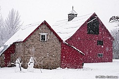 Bonner Barn Snowman 011315 2 2