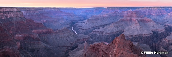 Grand Canyon Afterglow Sunset 020115