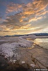 Utah Lake Sunset Ice 021117 4535