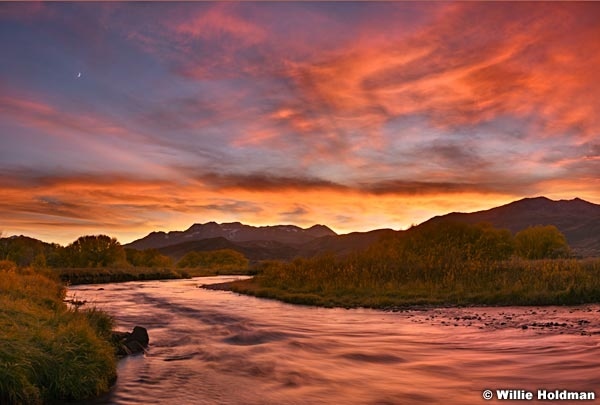 Provo River Amazing Sunset 102317 7x7.5